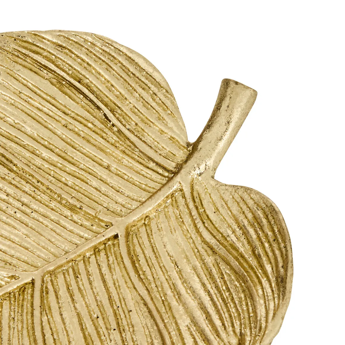 Vacíabolsillos en forma de hoja BELLI dorado 25cm