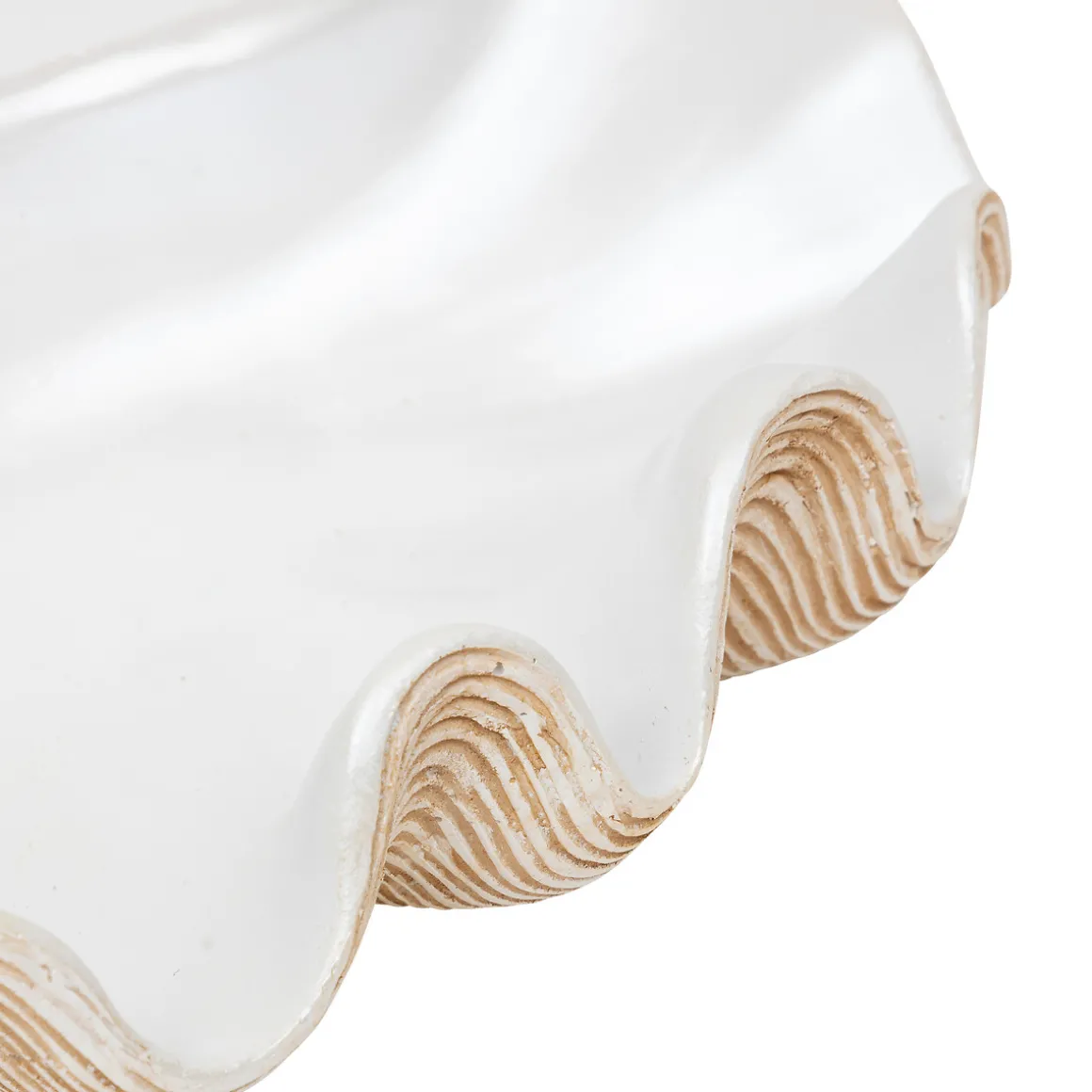 Vaciabolsillos forma de concha OCÉANE de resina