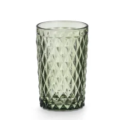 Vaso De Agua Diamante Verde 37cl
