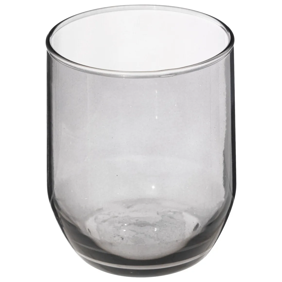 Vaso De Agua Gris De Vidrio 31Cl