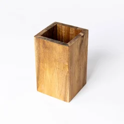 Vaso de lavabo de madera de acacia