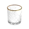 Vaso De Whisky Borde Dorado 345Cc