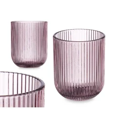 Vaso Rayas Rosa 27Cl