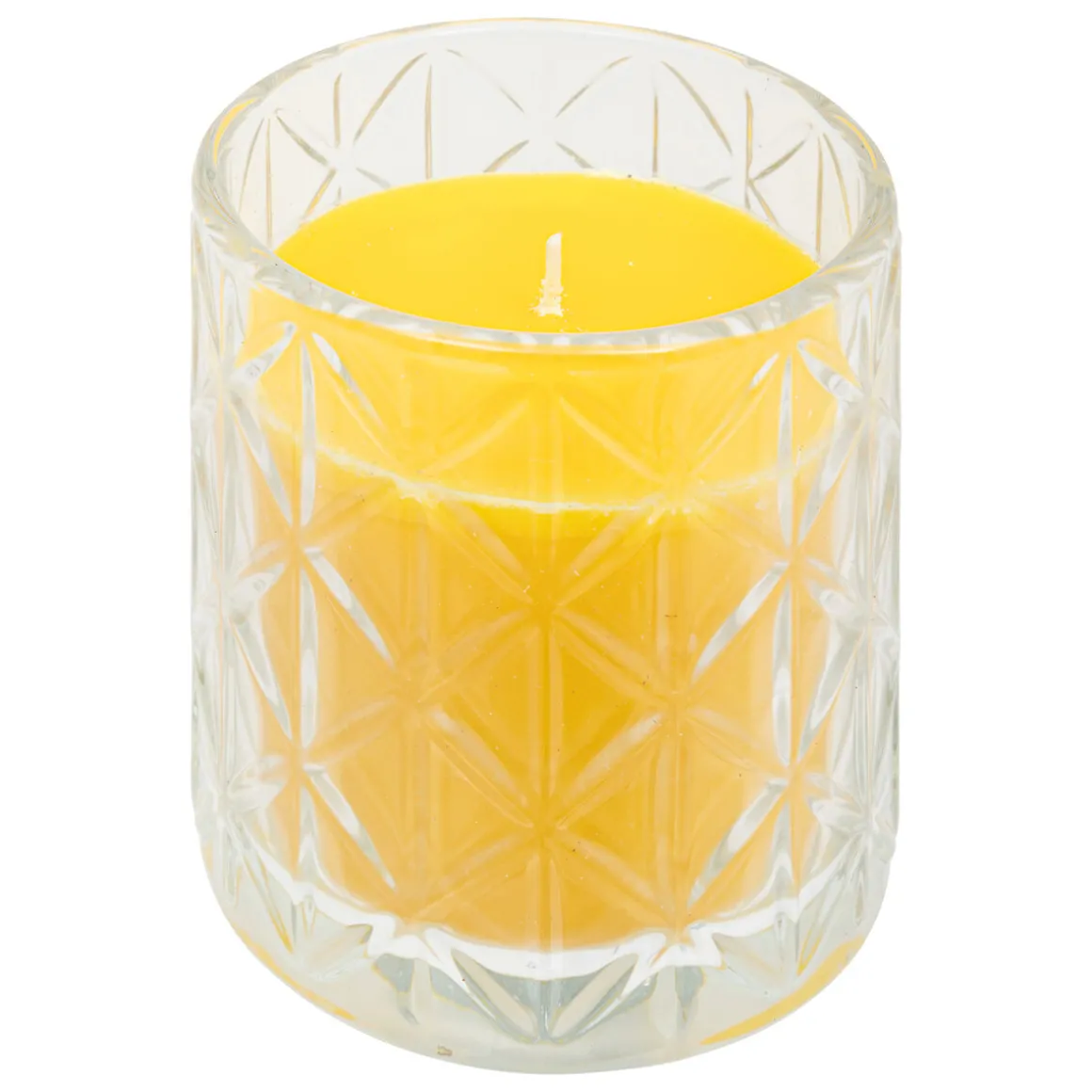 Vela Citronela 90G En Vaso De Cristal