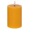 Vela Led Cilíndrica Amarilla 12.5cm