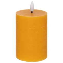 Vela Led Cilíndrica Amarilla 12.5cm