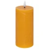 Vela Led Cilíndrica Amarilla 17.5cm