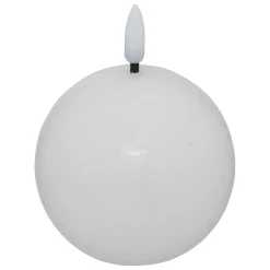 Vela Led Redonda Molia Blanca 8cm