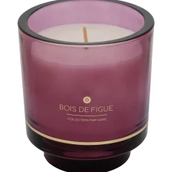 Vela Madera Higuera Vaso De Vidrio Ilae 225G