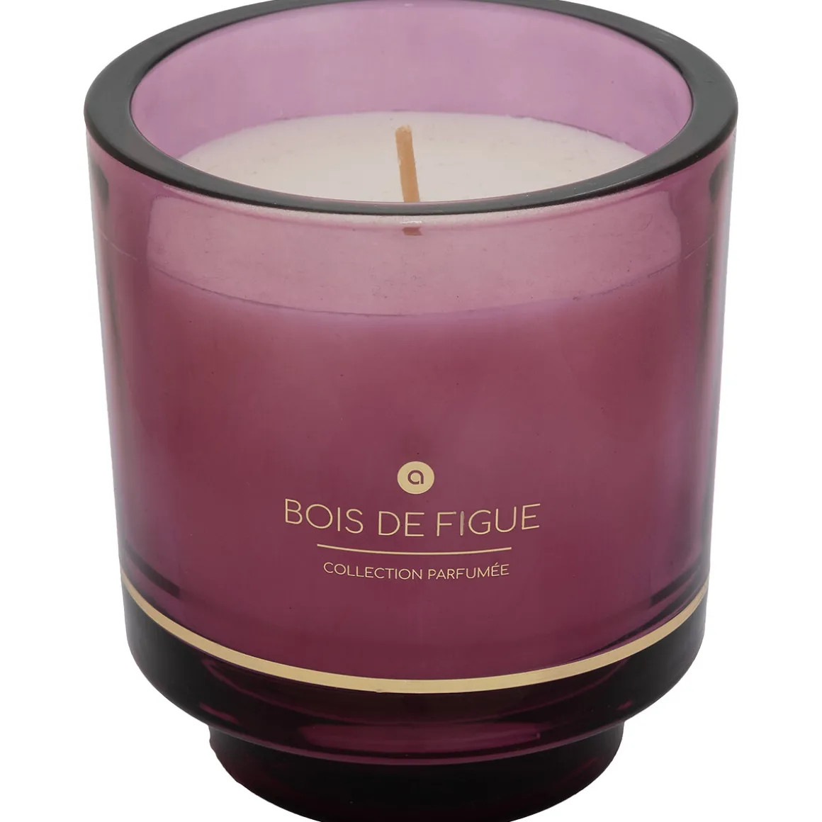 Vela Madera Higuera Vaso De Vidrio Ilae 225G