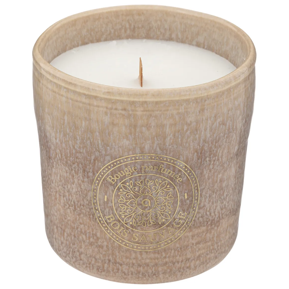 Vela perfumada BOIS SAUVAGE portavelas de cerámica
