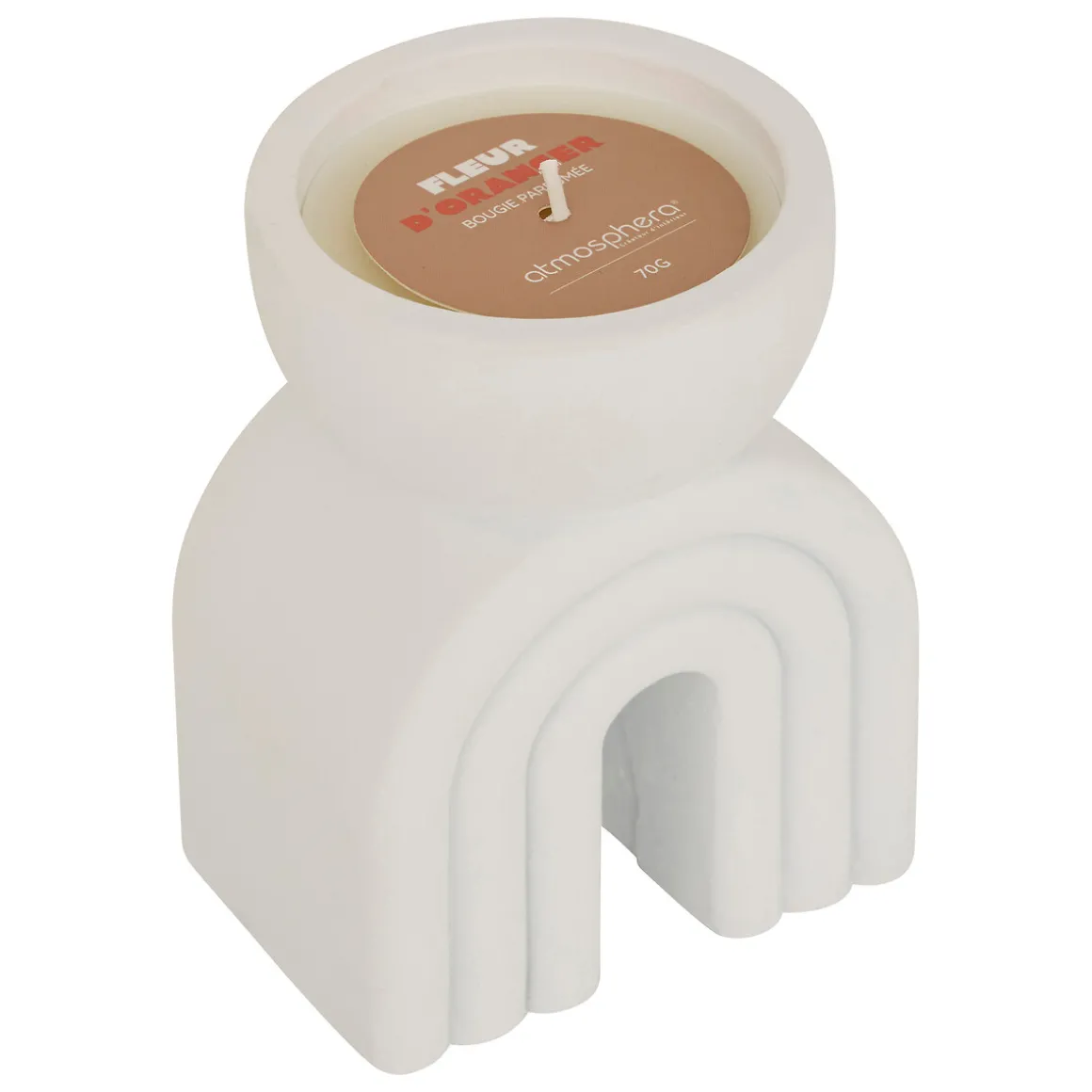 Vela perfumada FLOW blanca 70gr