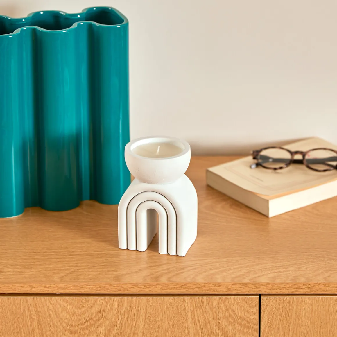 Vela perfumada FLOW blanca 70gr