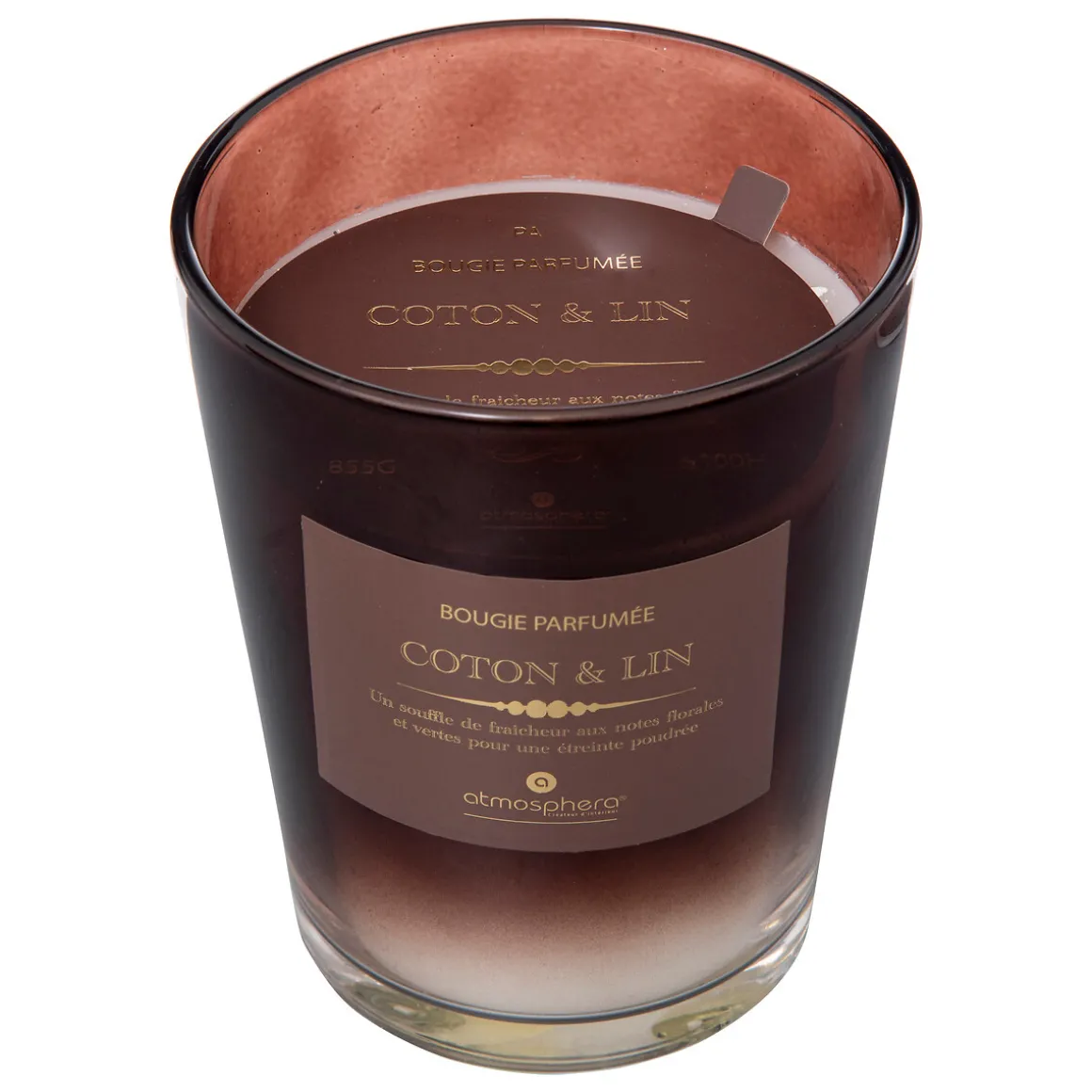 Vela Perfumada Frasco De Vidrio 855g