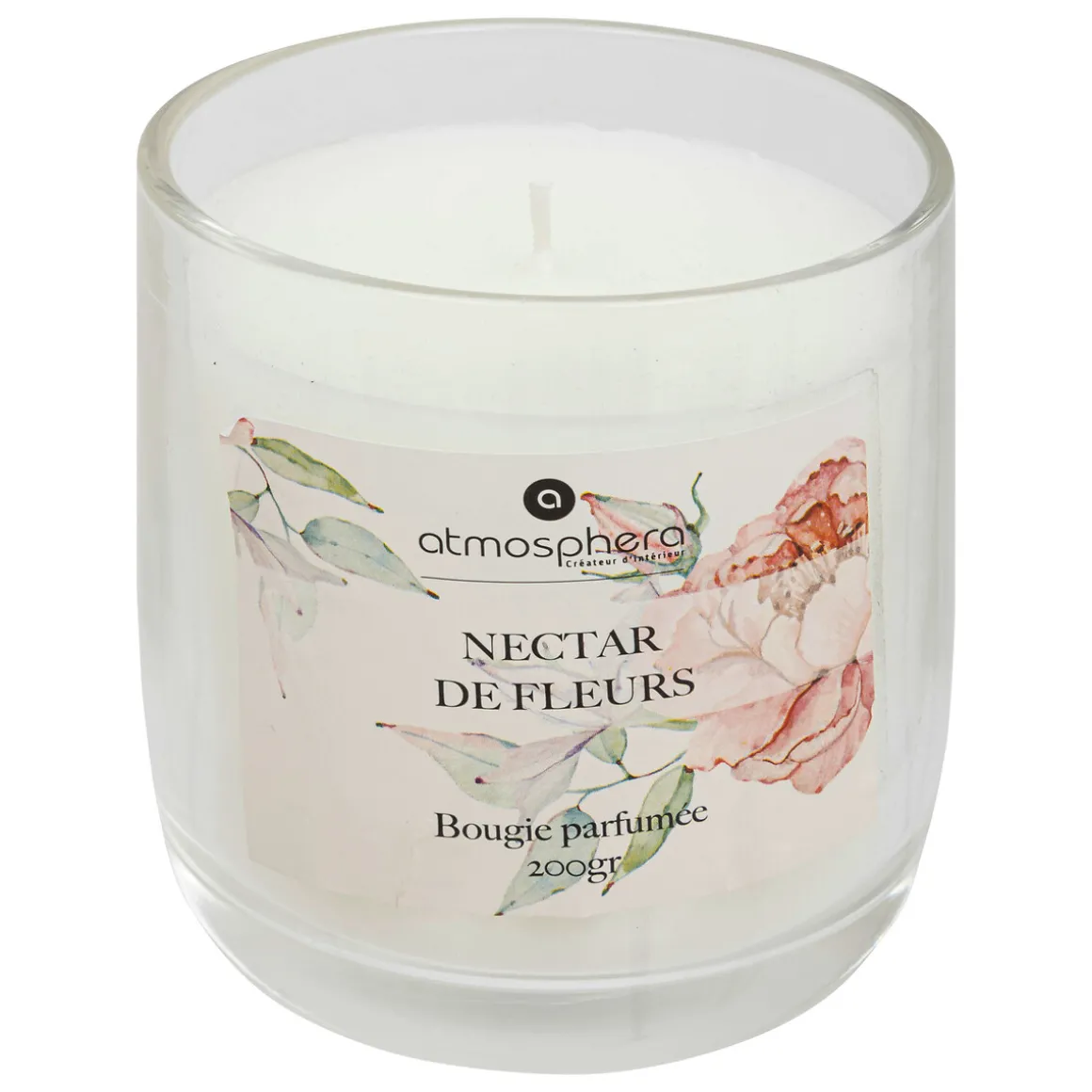 Vela Perfumada Frasco De Vidrio 200g