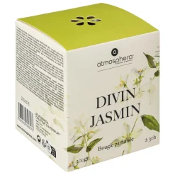 Vela Perfumada Jazmín Frasco De Vidrio 200g