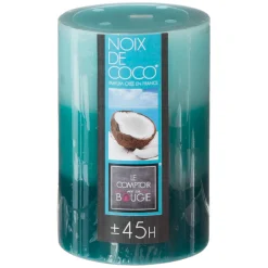 Vela Perfumada Tricolor Coco 7x10Cm