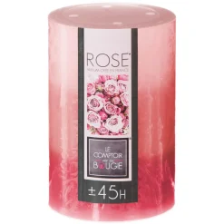 Vela Perfumada Tricolor Rosa 7x10Cm