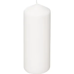Vela Pilar Many Blanca 18cm