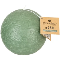 Vela Redonda Olia Verde 10cm