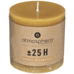 Vela Rústica Amarilla 6.7x7Cm