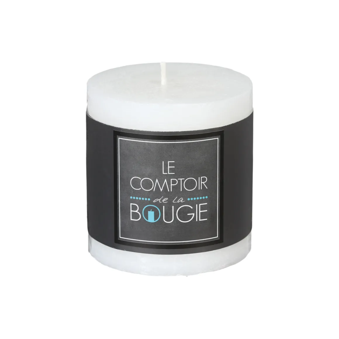 Vela Rústica Blanca 6.7x7Cm