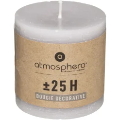 Vela Rústica Gris Pardo 6.7x7Cm