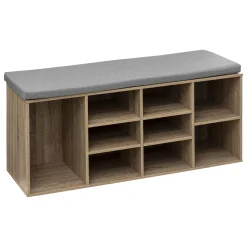 Zapatero Banco Con 8 Estantes Extraíbles