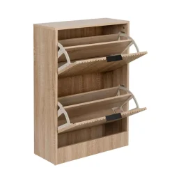 Zapatero Con Dos Cajones 80x24x60cm