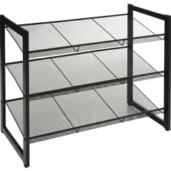 Zapatero De Metal Negro