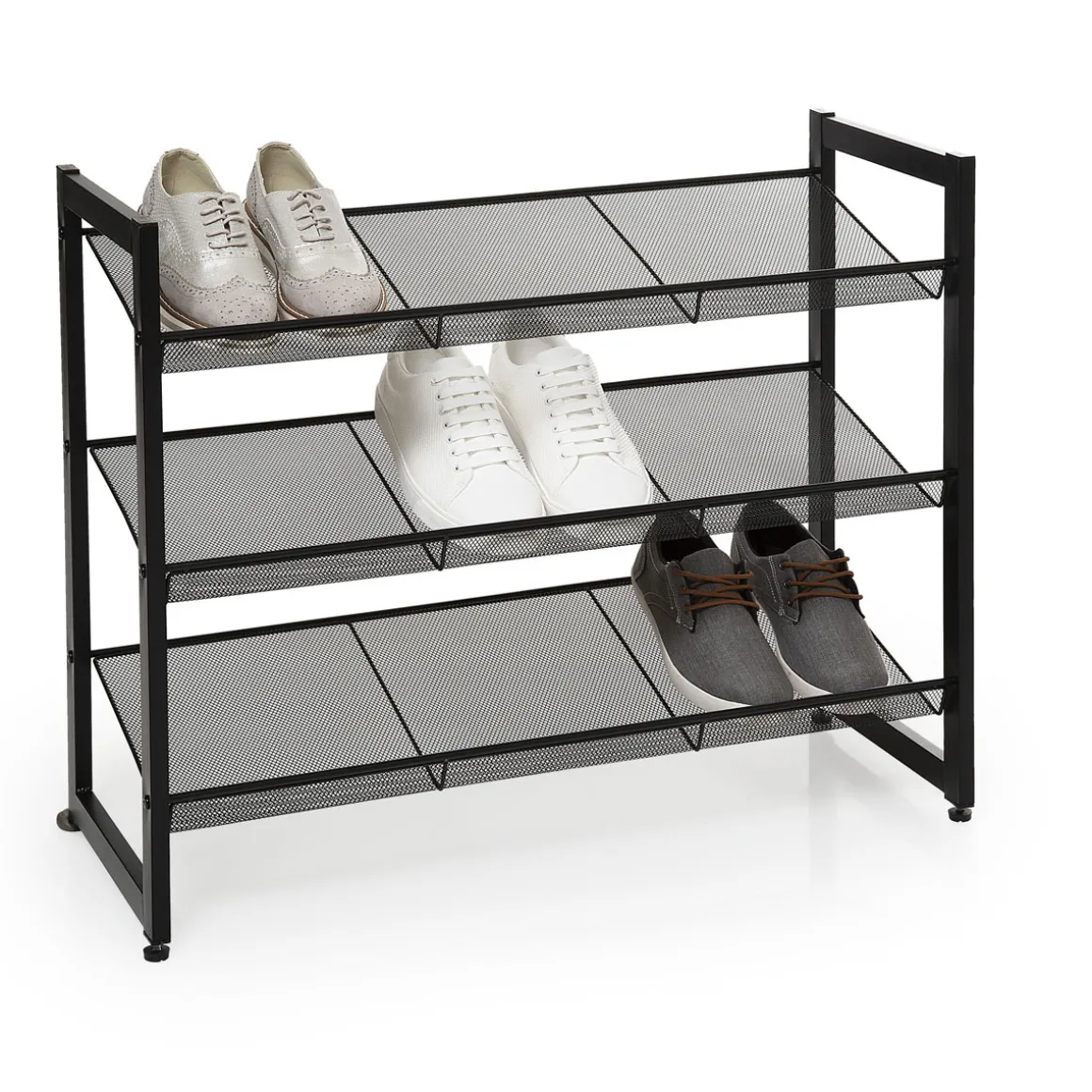 Zapatero De Metal Negro