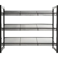 Zapatero De Metal Negro