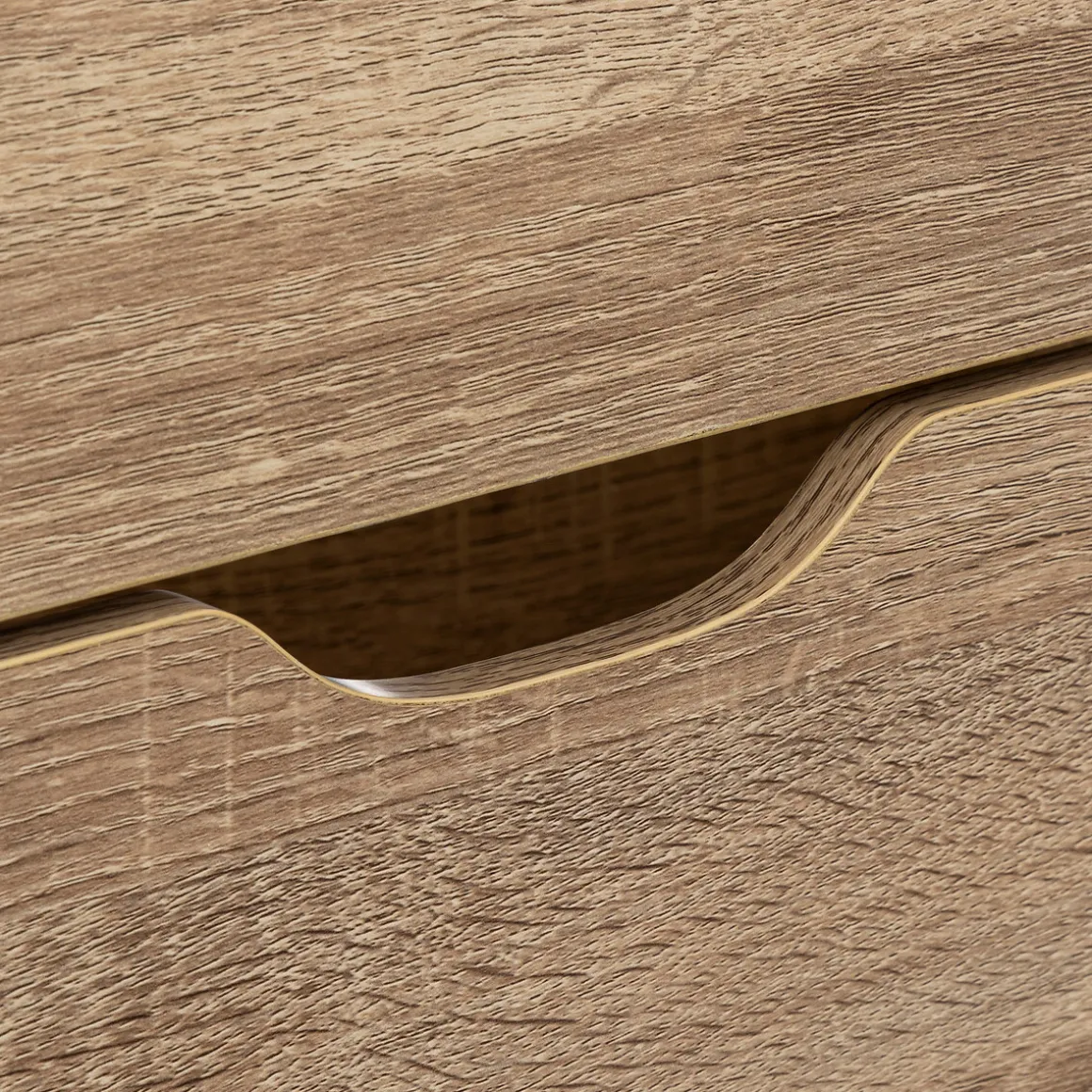 Zapatero Marrón Con 4 Cajones