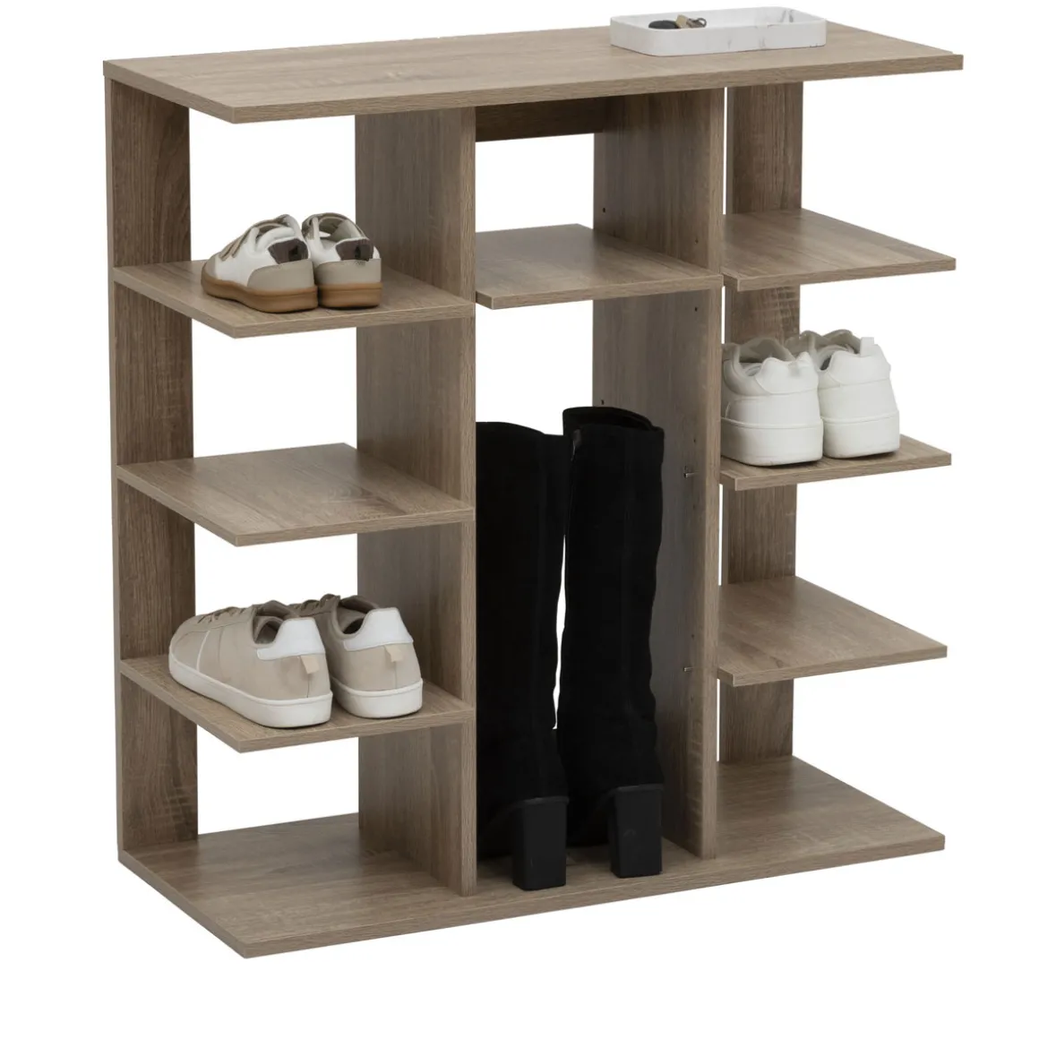 Zapatero MODULY de MDF natural